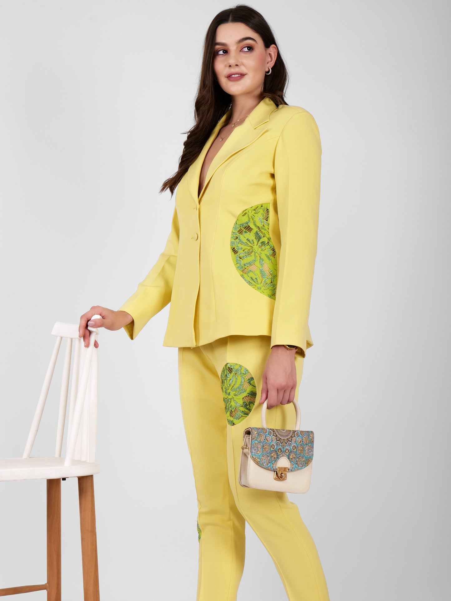 Yellow Sunshine Swaroski Suit